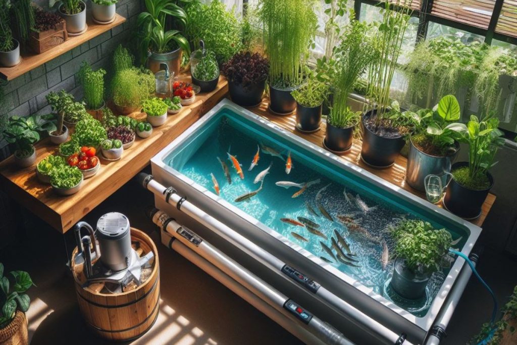 Picture the elegance of aquaponics, a holistic blend of aquaculture and hydroponics, creating a sustainable, miniature ecosystem.