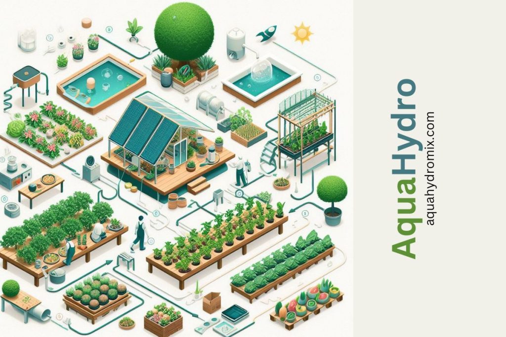 An illustrative guide to setting up an aquaponic garden.